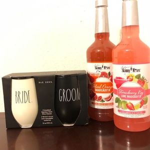 NWT-Rae Dunn Insulated Stainless Steel Glasses